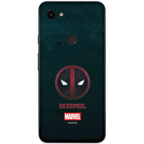 Marvel Deadpool Legacy Deadpool Logo Google Pixel 3a XL Skin
